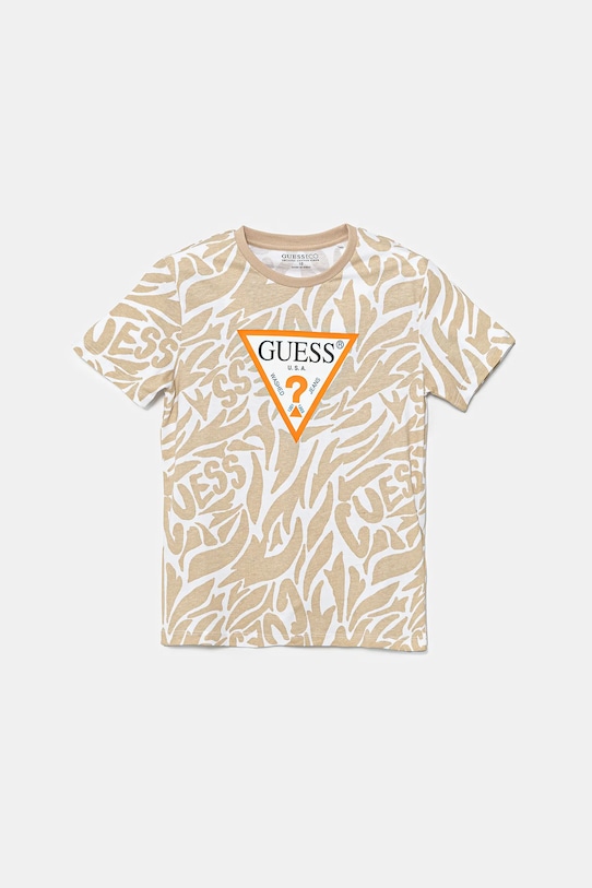 Детская хлопковая футболка Guess, зеленый
Детская хлопковая футболка Guess, зеленый