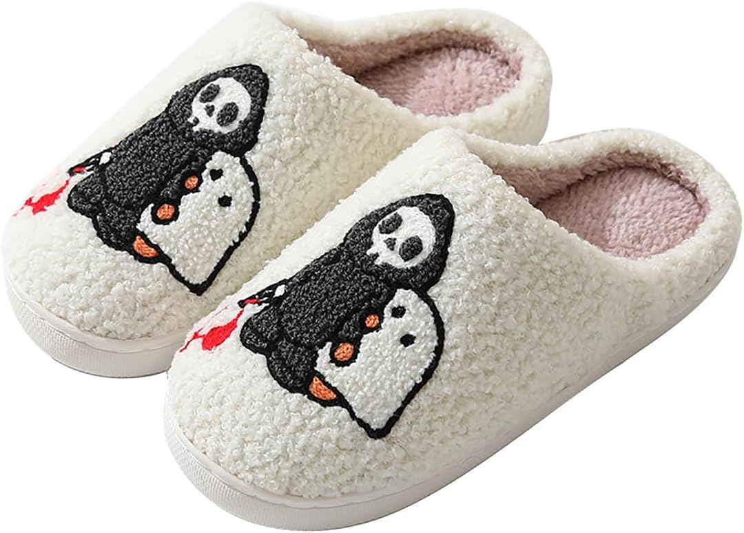 Тапочки QBTZJ «Хэллоуинский призрак» для женщин и мужчин, смешной череп, пушистые тапочки, мягкие, теплые, легкие, для дома и улицы, Ghost 2
Тапочки QBTZJ «Хэллоуинский призрак» для женщин и мужчин, смешной череп, пушистые тапочки, мягкие, теплые, легкие, для дома и улицы, Ghost 2