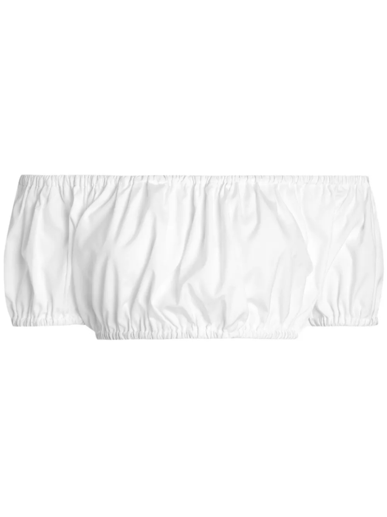 Dolce & Gabbana укороченный топ со сборками, белый
Dolce & Gabbana укороченный топ со сборками, белый