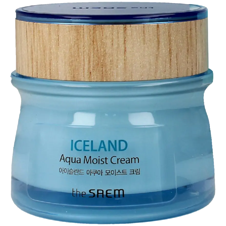 The Saem Iceland Aqua Moist Cream увлажняющий крем для лица, 60 мл
The Saem Iceland Aqua Moist Cream увлажняющий крем для лица, 60 мл