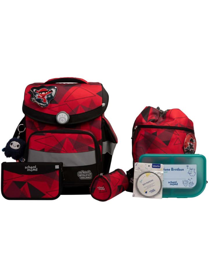 SCHOOL-MOOD Набор из 7 школьных сумок Timeless Pro Kai Ninja в красно-черном цвете
SCHOOL-MOOD Набор из 7 школьных сумок Timeless Pro Kai Ninja в красно-черном цвете
