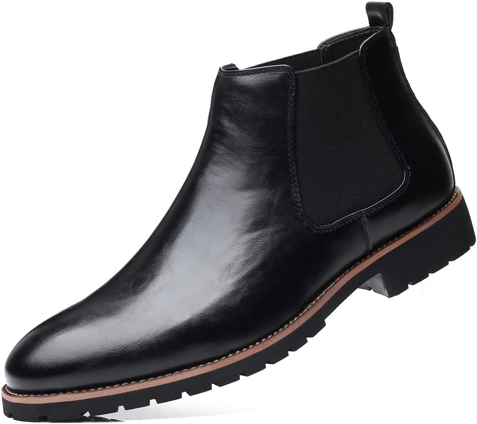 Мужские ботинки челси Santimon, рабочие, повседневные, классические, без шнурков, из замши, кожаные, ботильоны-чукка, черный
Мужские ботинки челси Santimon, рабочие, повседневные, классические, без шнурков, из замши, кожаные, ботильоны-чукка, черный