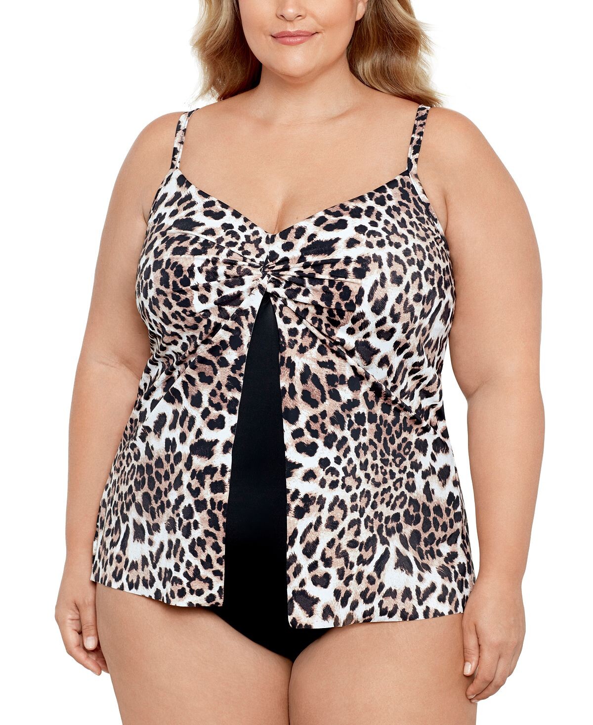 Сплошной купальник большого размера с узлом flyaway fauxkini, созданный для macy's Swim Solutions, мульти
Сплошной купальник большого размера с узлом flyaway fauxkini, созданный для macy's Swim Solutions, мульти