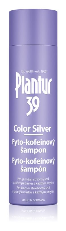 Шампунь с кофеином, нейтрализующий желтоватый оттенок Plantur 39 Color Silver
Шампунь с кофеином, нейтрализующий желтоватый оттенок Plantur 39 Color Silver
