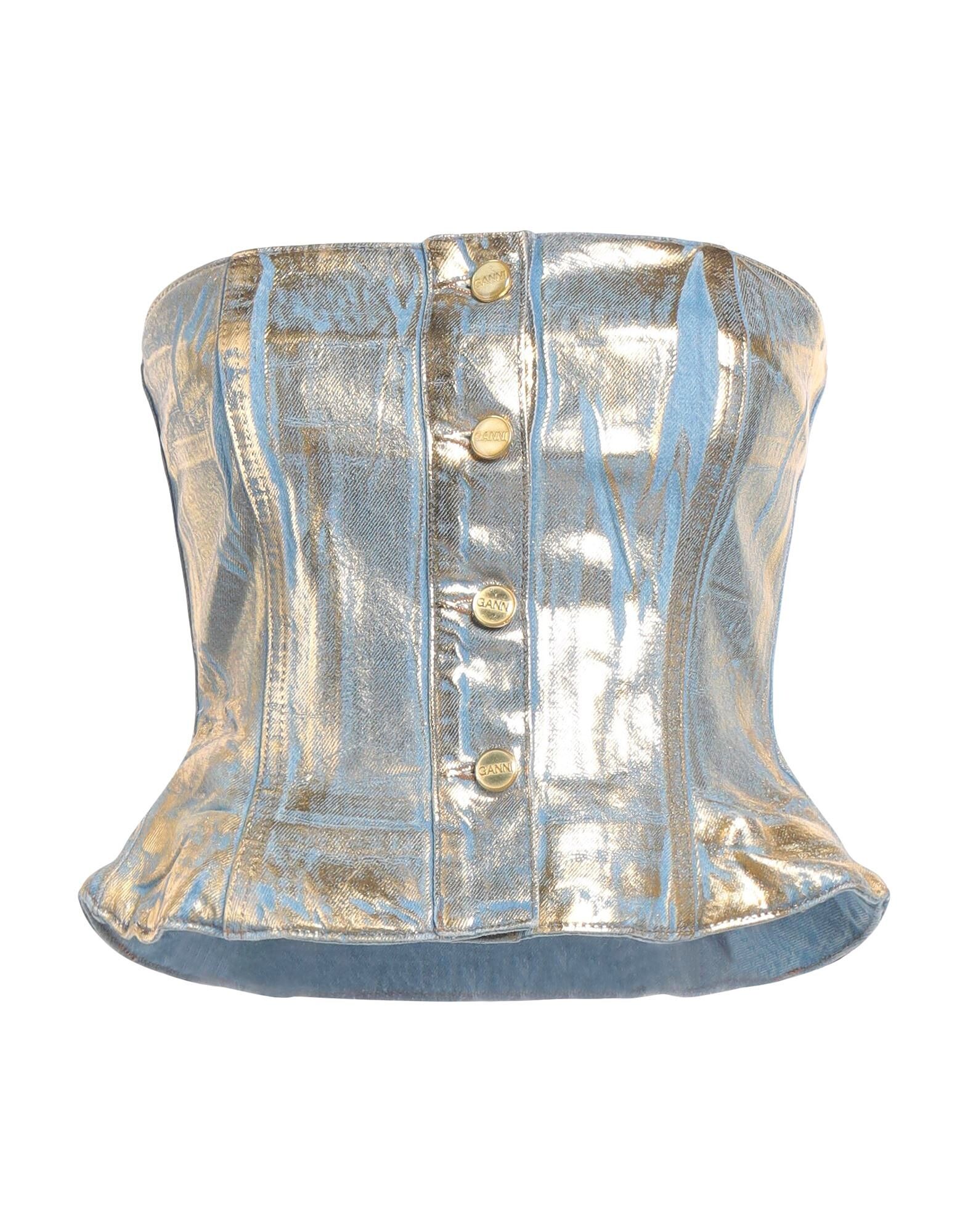 Топ Ganni, синий
Топ Ganni, синий