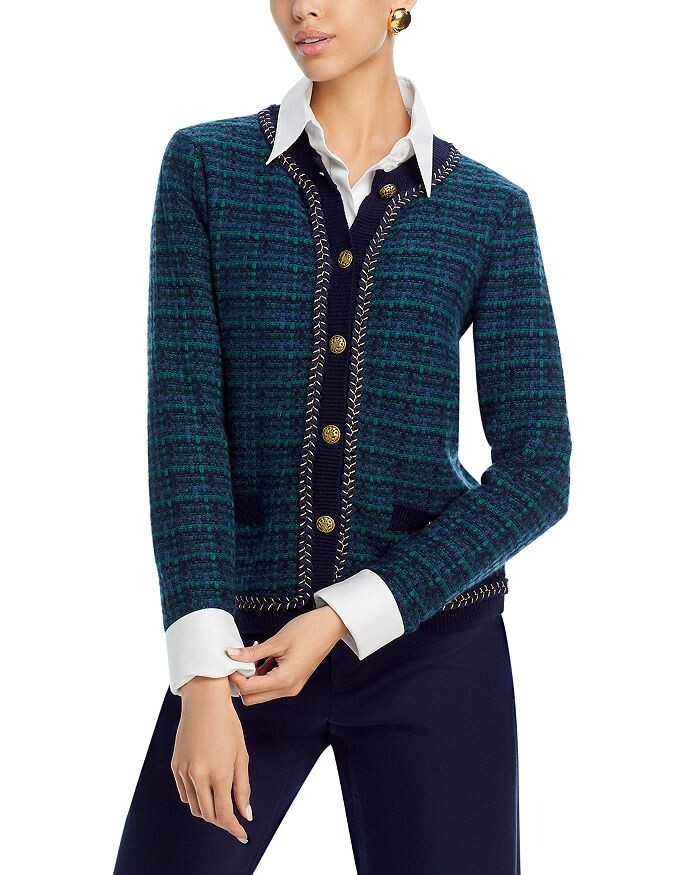 Кашемировый твидовый кардиган с круглым вырезом C by Bloomingdale C by Bloomingdale's Cashmere, синий
Кашемировый твидовый кардиган с круглым вырезом C by Bloomingdale C by Bloomingdale's Cashmere, синий
