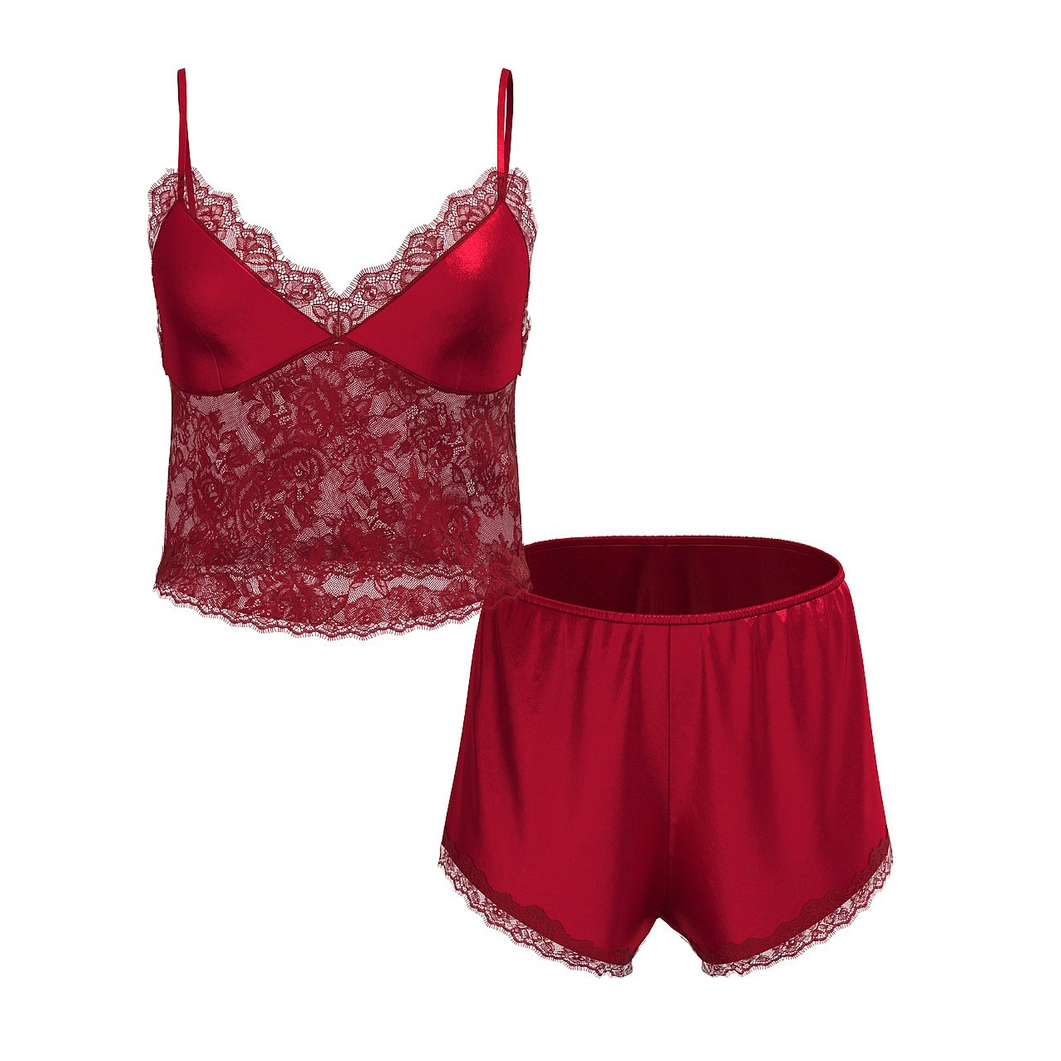 Комплект белья Victoria's Secret Satin Lace-Trim Cami & Flutter, красный
Комплект белья Victoria's Secret Satin Lace-Trim Cami & Flutter, красный