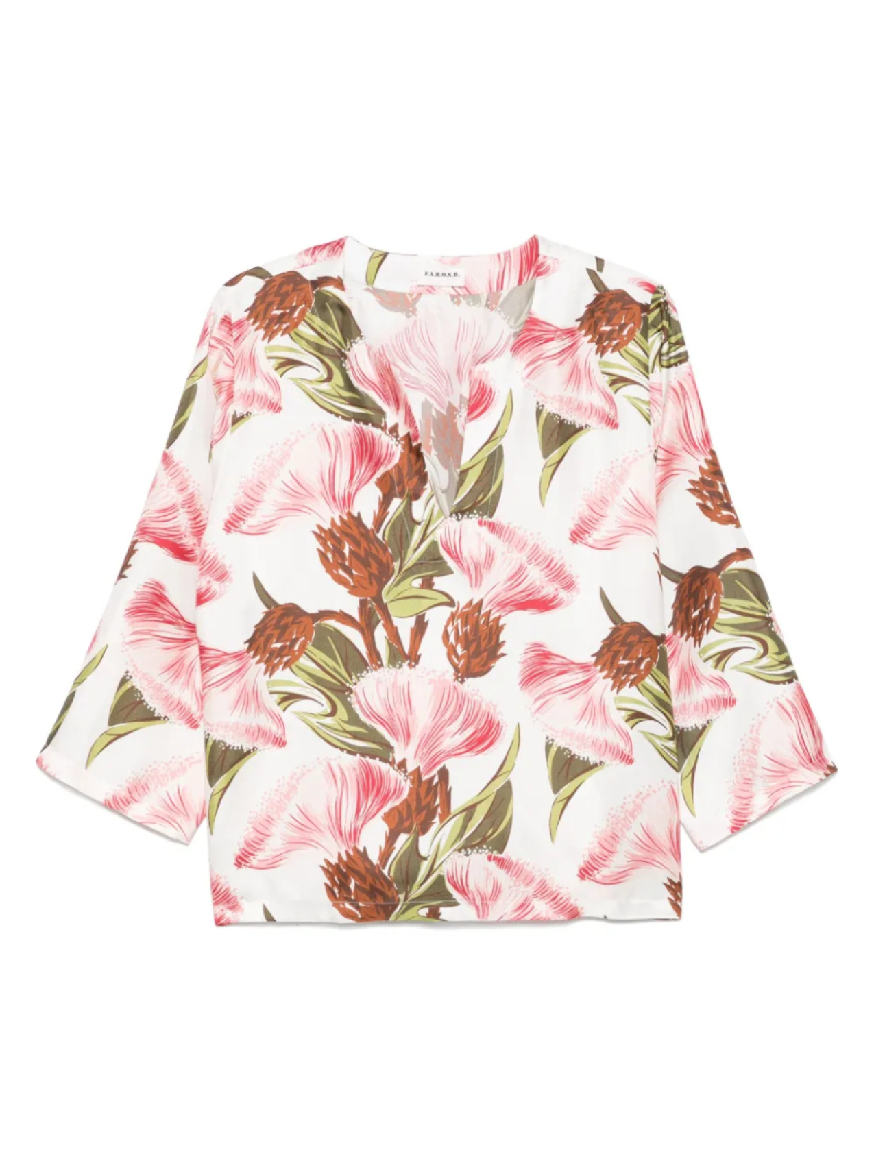 Блузка в стиле пригород P.A.R.O.S.H., белый
Блузка в стиле пригород P.A.R.O.S.H., белый