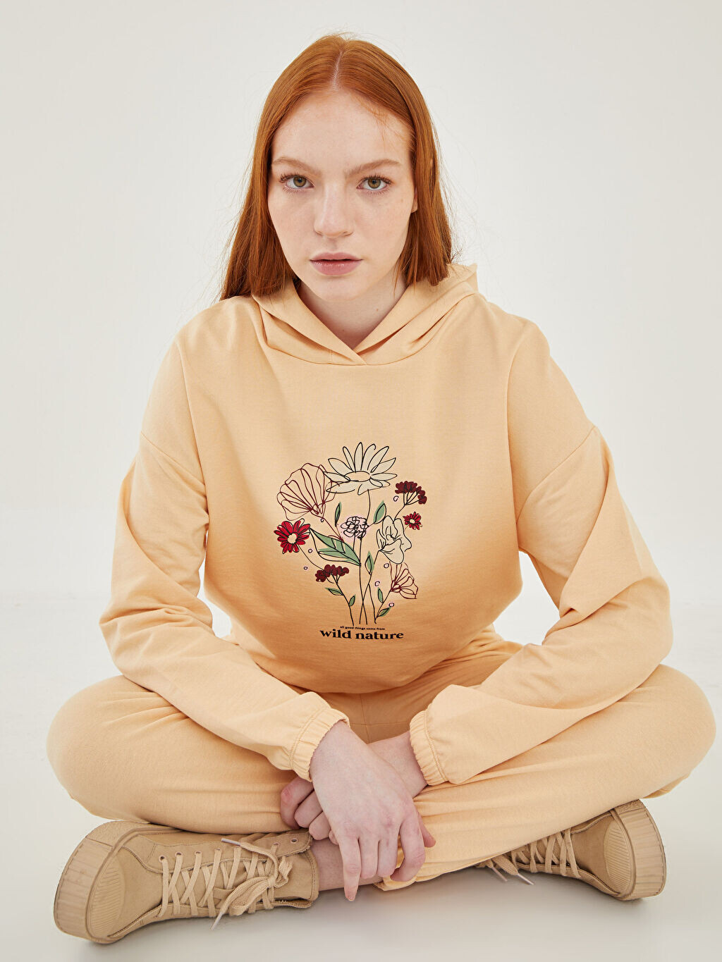 Женская толстовка с капюшоном и принтом с длинным рукавом LCW Casual, Коричневый, Женская толстовка с капюшоном и принтом с длинным рукавом LCW Casual
Женская толстовка с капюшоном и принтом с длинным рукавом LCW Casual, Коричневый, Женская толстовка с капюшоном и принтом с длинным рукавом LCW Casual