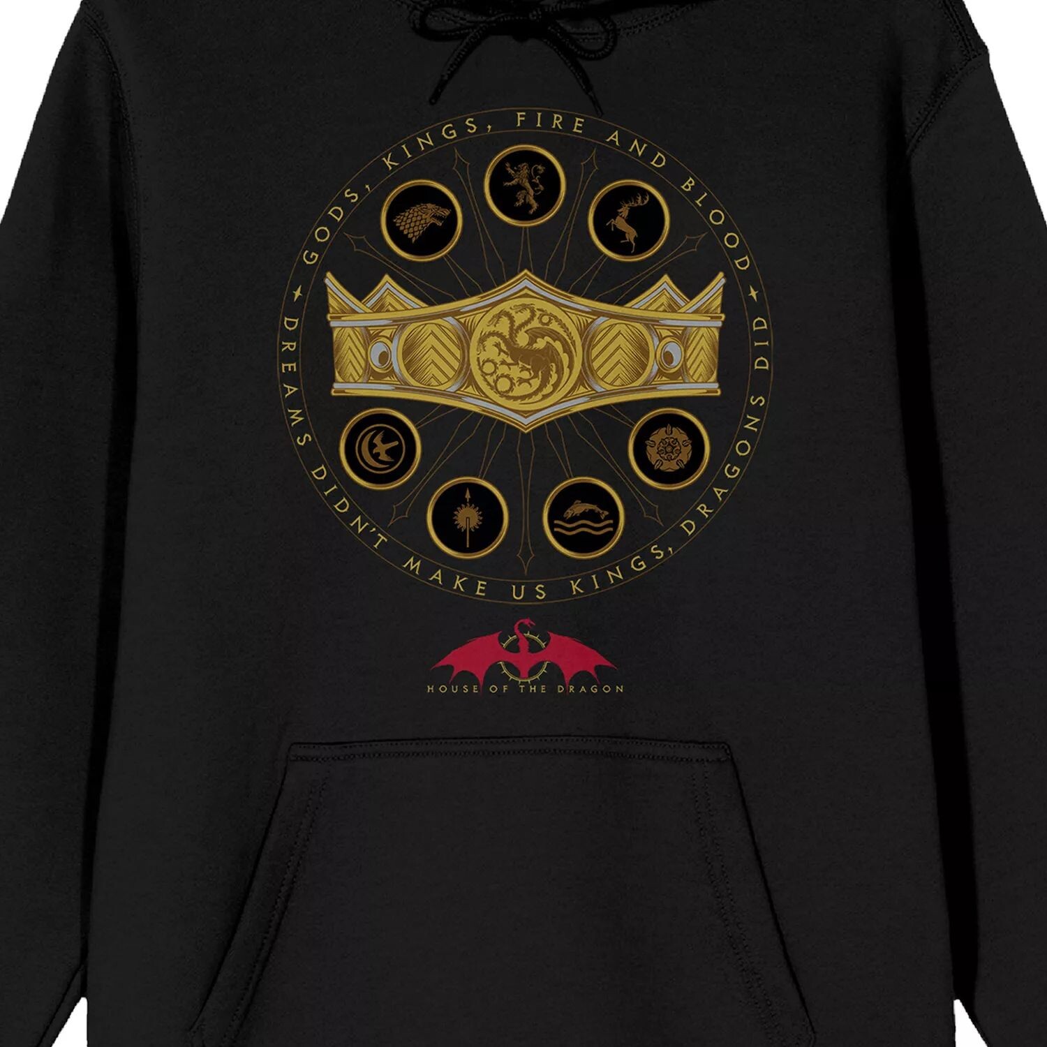 Мужская толстовка с капюшоном House of the Dragon Crown Licensed Character
Мужская толстовка с капюшоном House of the Dragon Crown Licensed Character