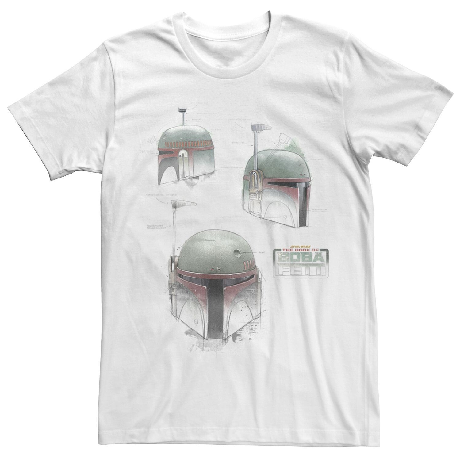 Мужская футболка с коллажем и шлемом «Звездные войны. Книга Бобы Фетта» Licensed Character
Мужская футболка с коллажем и шлемом «Звездные войны. Книга Бобы Фетта» Licensed Character