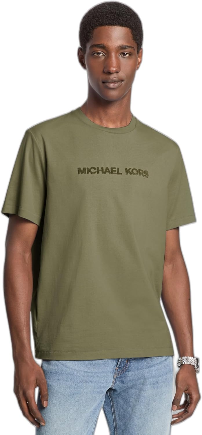 Мужская футболка Michael Kors с логотипом и стежками, Ivy
Мужская футболка Michael Kors с логотипом и стежками, Ivy