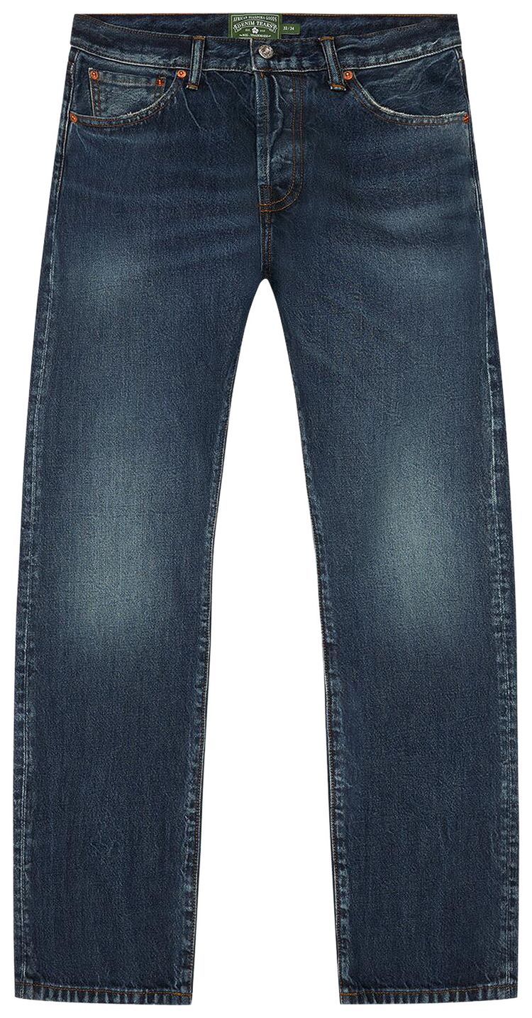 Джинсовые брюки прямого кроя Denim Tears, синий
Джинсовые брюки прямого кроя Denim Tears, синий