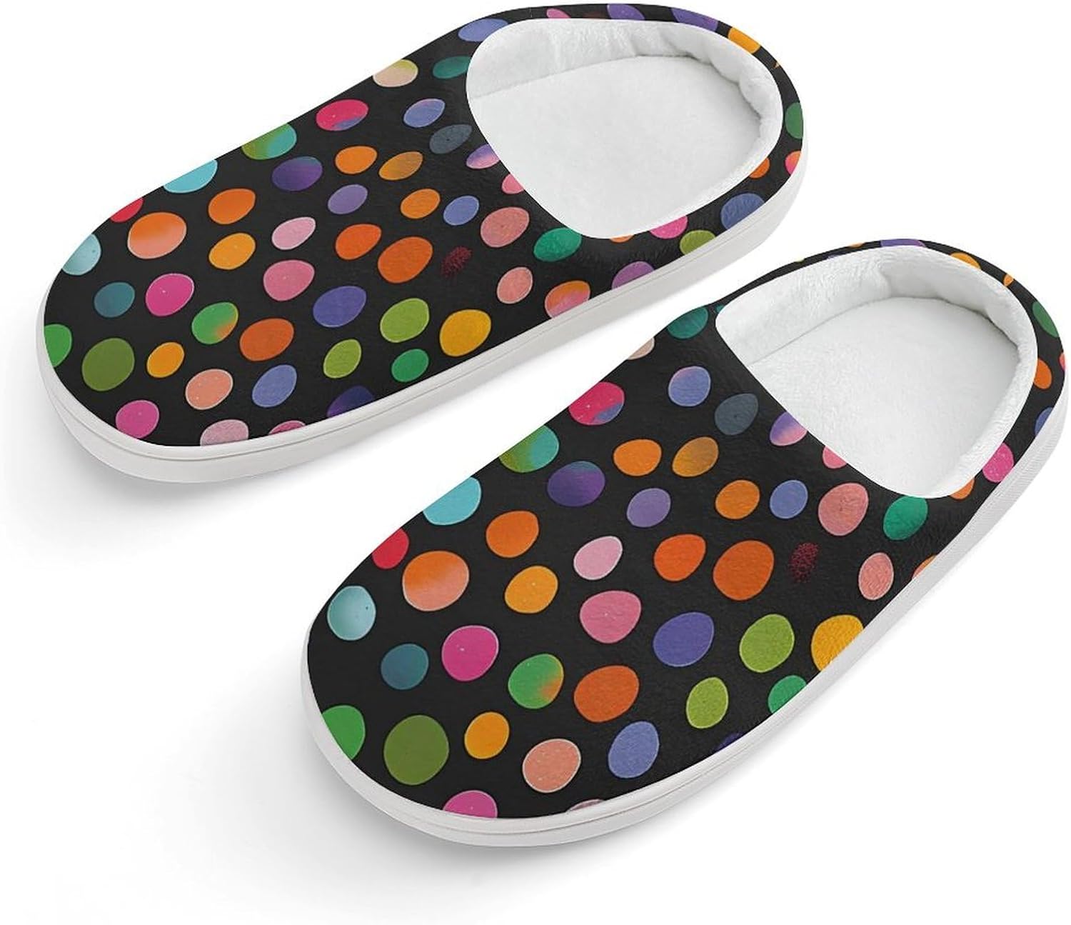 Яркие тапочки с рисунком в горошек из хлопка, противоскользящие домашние тапочки для дома и улицы Generic, белый
Яркие тапочки с рисунком в горошек из хлопка, противоскользящие домашние тапочки для дома и улицы Generic, белый