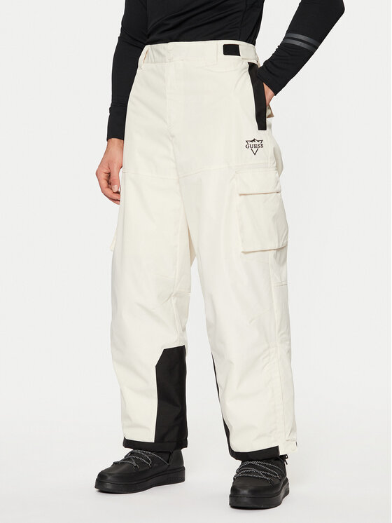 Тканевые брюки стандартного кроя Guess, экрю
Тканевые брюки стандартного кроя Guess, экрю