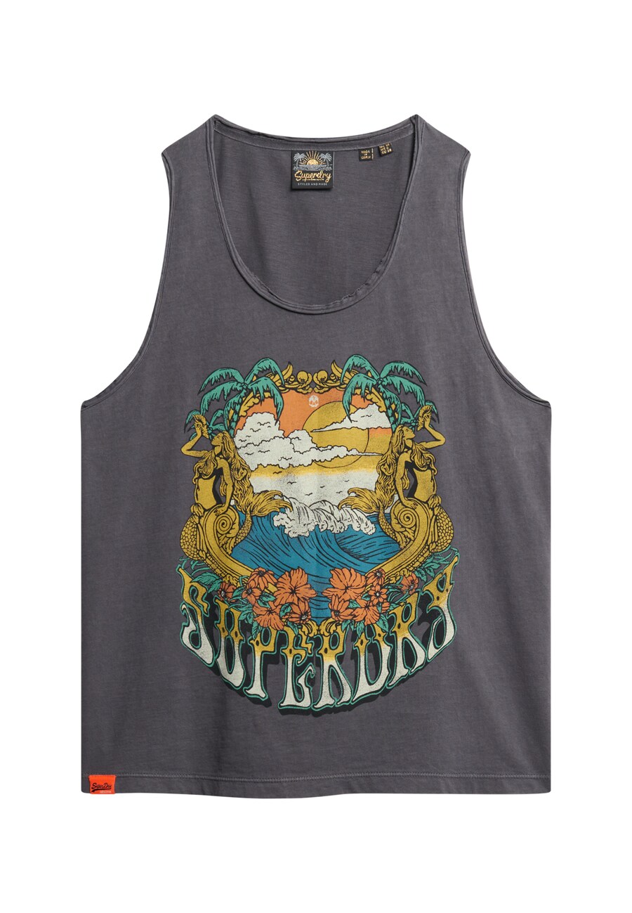 Топ Superdry Psych Surf, антрацит
Топ Superdry Psych Surf, антрацит
