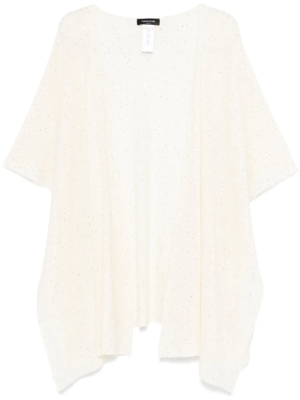 Кейп с пайетками Fabiana Filippi, белый
Кейп с пайетками Fabiana Filippi, белый