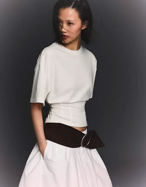 Белая футболка с короткими рукавами и корсетом Bershka, Белый, Белая футболка с короткими рукавами и корсетом Bershka
Белая футболка с короткими рукавами и корсетом Bershka, Белый, Белая футболка с короткими рукавами и корсетом Bershka