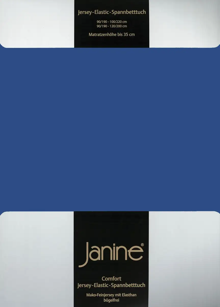 Простыня Janine "ЭЛАСТИК 5002", для матрасов высотой до 35 см, 95% хлопок, высокое качество, прочная 90-100х190-220 см, 1 шт., цвет royalblau
Простыня Janine "ЭЛАСТИК 5002", для матрасов высотой до 35 см, 95% хлопок, высокое качество, прочная 90-100х190-220 см, 1 шт., цвет royalblau
