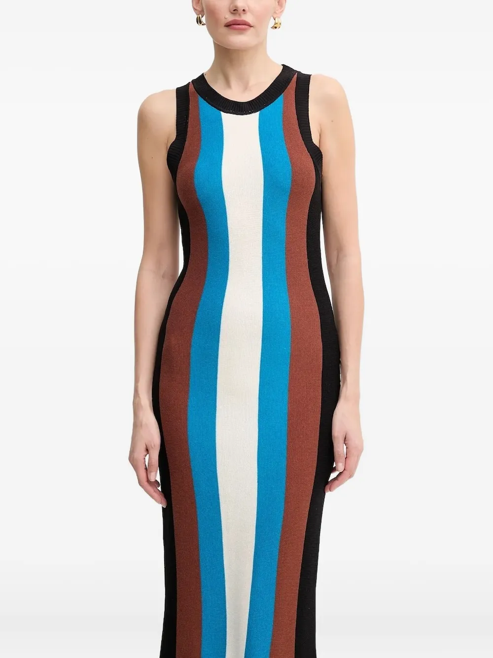 Платье макси с полосатым узором и бахромой Silvian Heach, синий
Платье макси с полосатым узором и бахромой Silvian Heach, синий