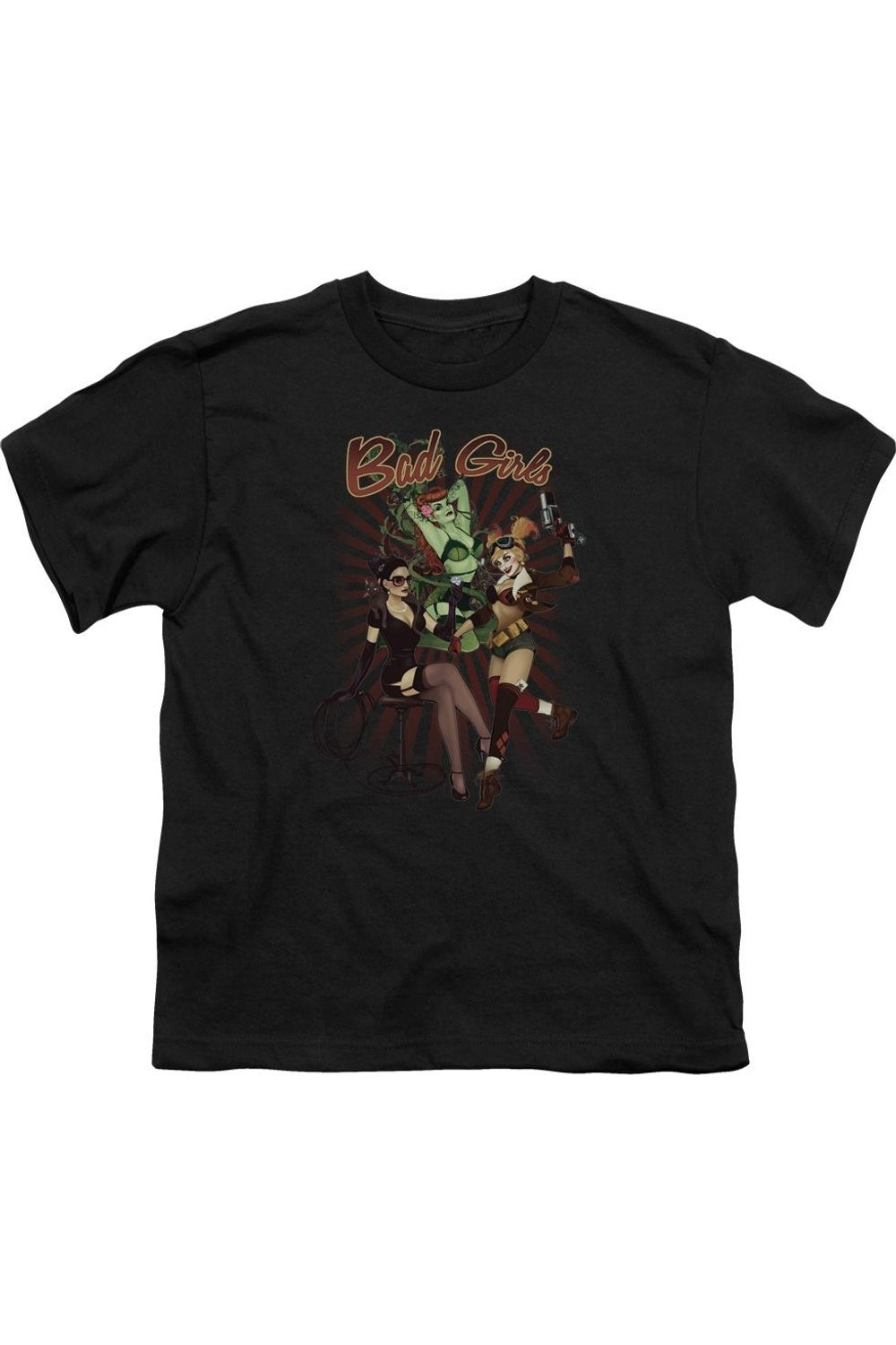 Футболка с коротким рукавом для детей "Плохие девчонки" Justice League of America Gildan, черный
Футболка с коротким рукавом для детей "Плохие девчонки" Justice League of America Gildan, черный