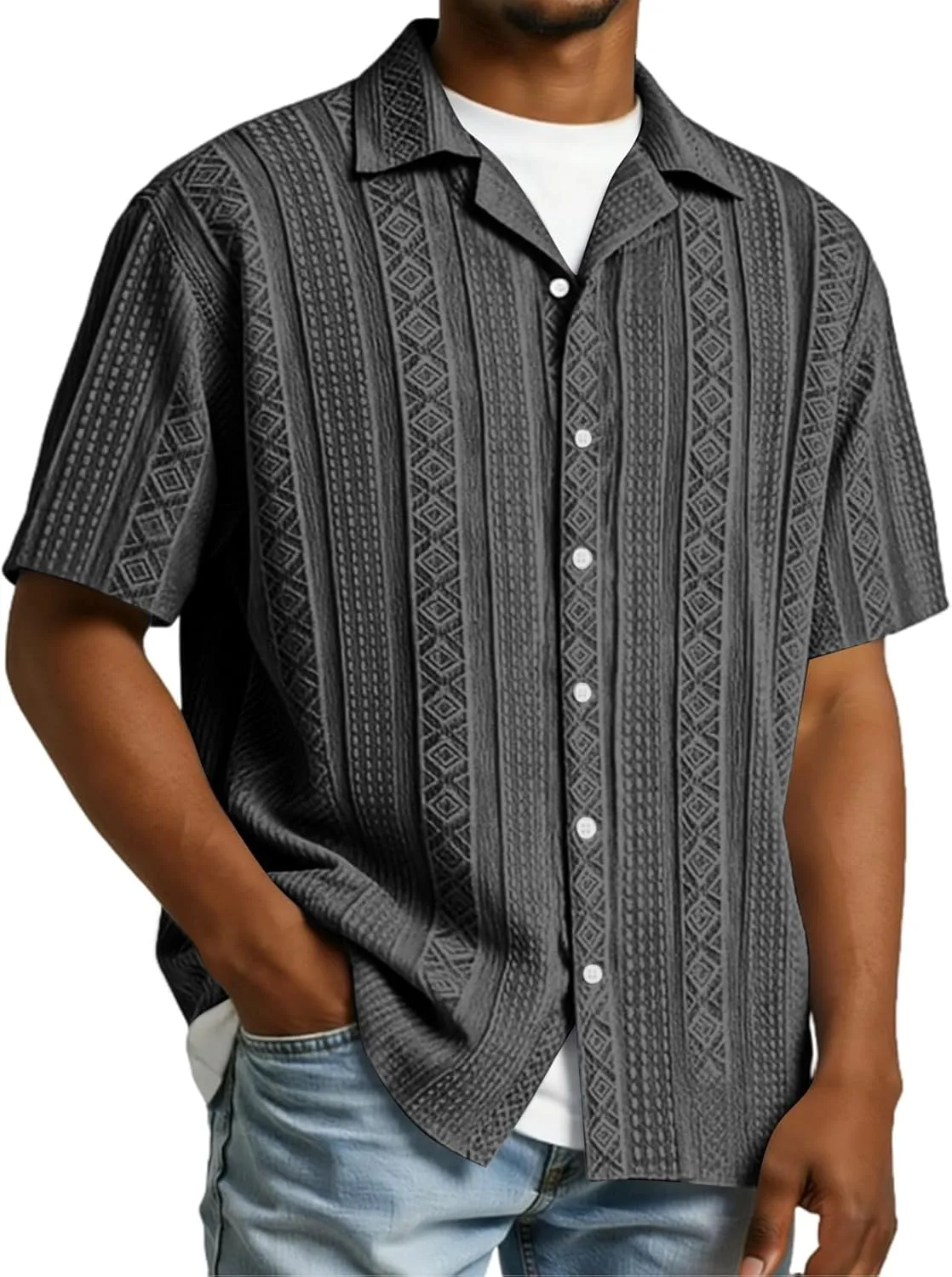 Футболка Henley с коротким рукавом для мужчин
Футболка Henley с коротким рукавом для мужчин