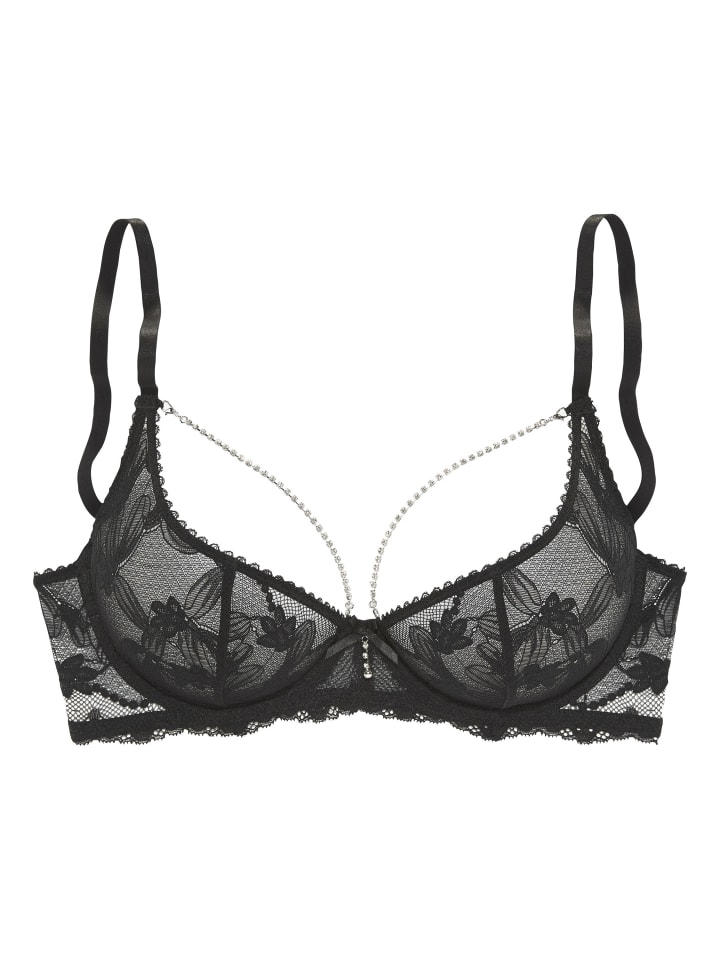 Бюстгальтер на косточках LASCANA, черный
Бюстгальтер на косточках LASCANA, черный