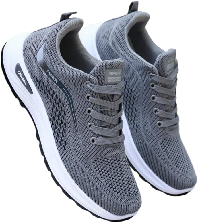 Мужские спортивные кроссовки из сетчатого материала с дышащим и легким дизайном - удобные и мягкие, амортизирующие и противоскользящие, подходят для повседневной активности на улице, прогулок и вождения Fmshi, серый
Мужские спортивные кроссовки из сетчатого материала с дышащим и легким дизайном - удобные и мягкие, амортизирующие и противоскользящие, подходят для повседневной активности на улице, прогулок и вождения Fmshi, серый