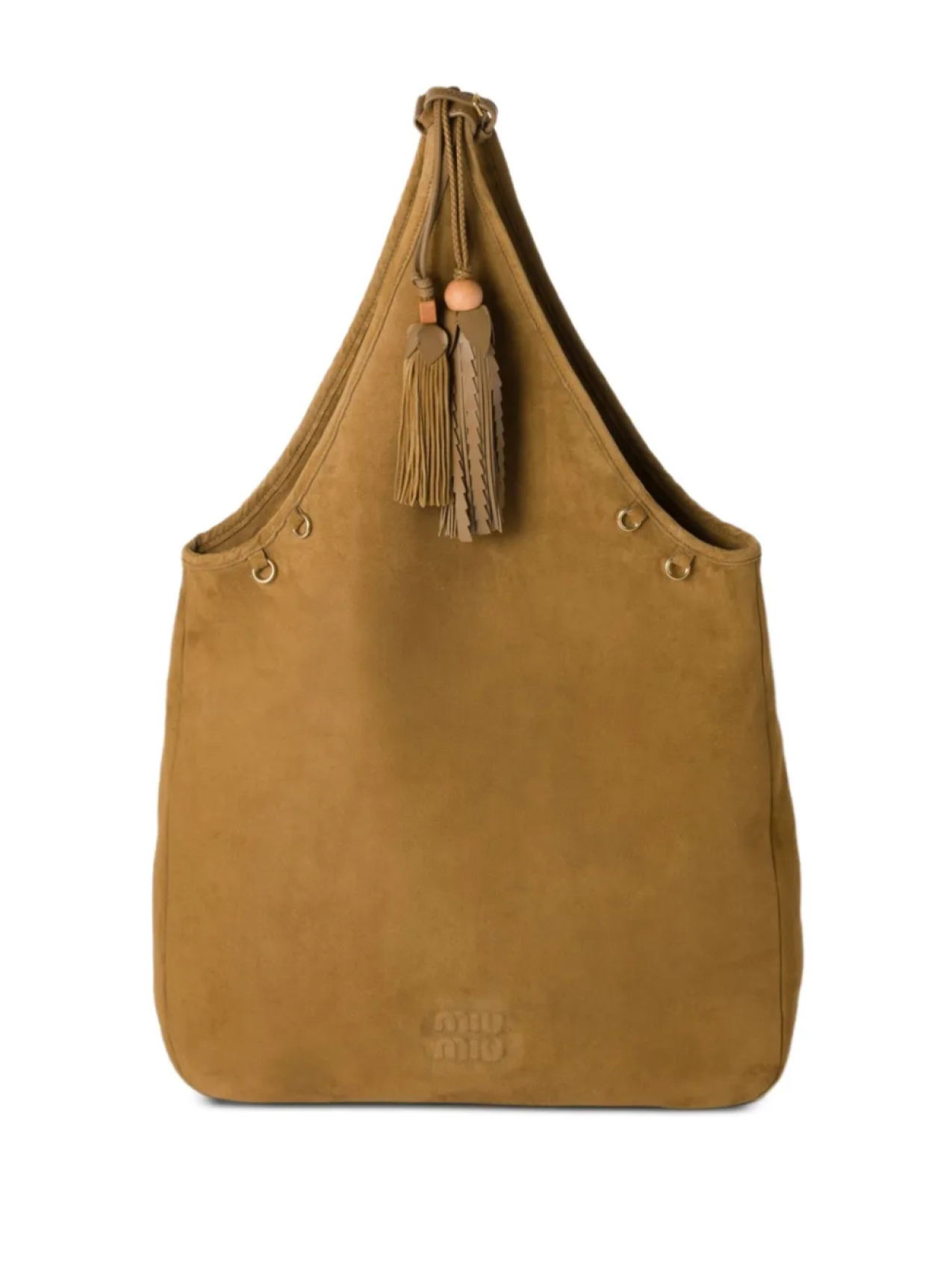 Miu Miu сумка-тоут с кисточками, зеленый
Miu Miu сумка-тоут с кисточками, зеленый