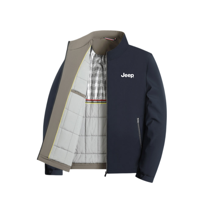 Пуховик Unisex Stand Collar Thickened Others Jeep, темно-синий
Пуховик Unisex Stand Collar Thickened Others Jeep, темно-синий