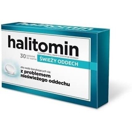 Добавка Halitomin Fresh Breath, 30 таблеток, Aflofarm
Добавка Halitomin Fresh Breath, 30 таблеток, Aflofarm