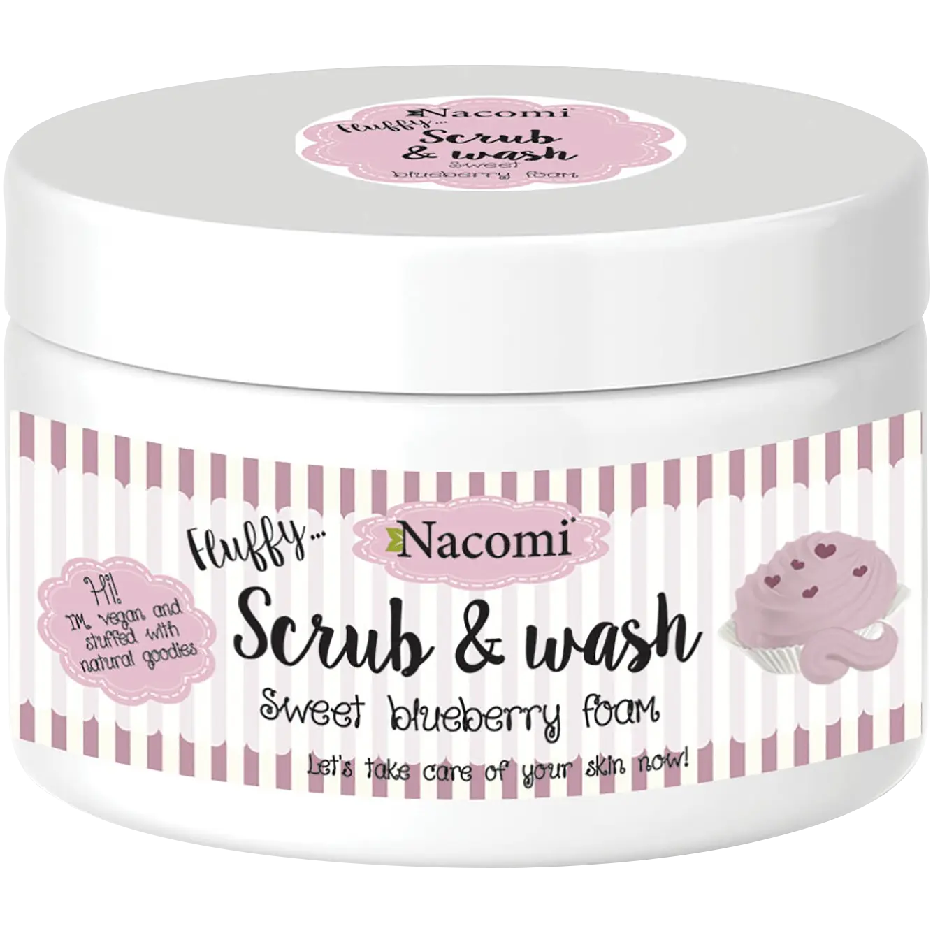 Nacomi Sweet Blueberry пенка для пилинга и умывания с ароматом черничного чизкейка, 180 г
Nacomi Sweet Blueberry пенка для пилинга и умывания с ароматом черничного чизкейка, 180 г