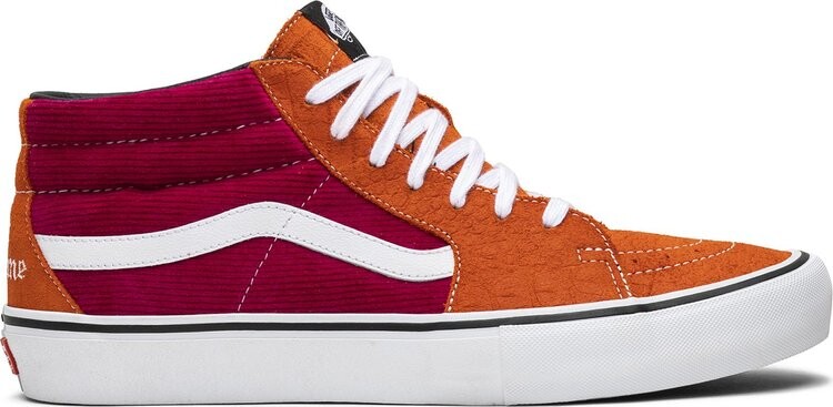 Кеды Vans Supreme x Sk8 Mid Pro Corduroy Croc, оранжевый
Кеды Vans Supreme x Sk8 Mid Pro Corduroy Croc, оранжевый