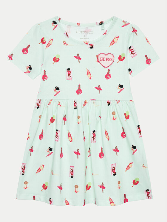 Платье стандартного кроя Guess, зеленый
Платье стандартного кроя Guess, зеленый