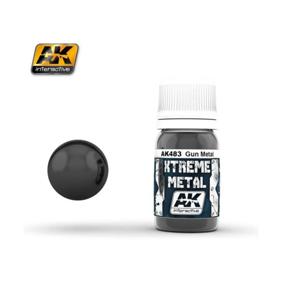 Gun Metal (30 мл), Paint - Xtreme Metal (AK-Interactive)
Gun Metal (30 мл), Paint - Xtreme Metal (AK-Interactive)