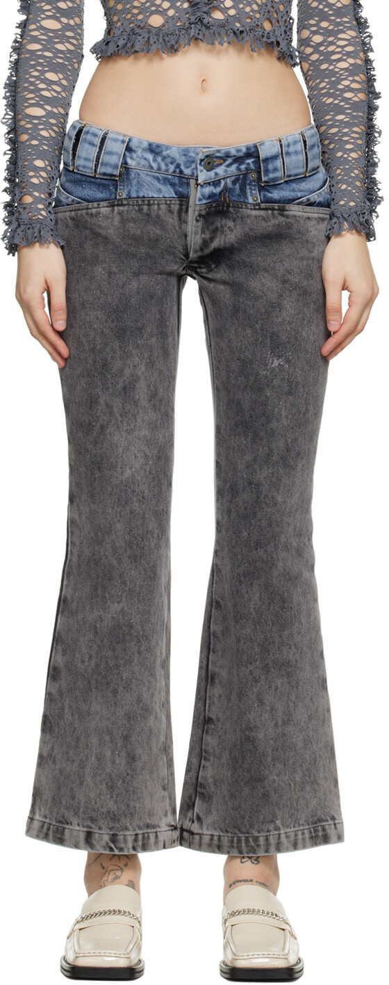SSENSE Эксклюзивные синие и черные расклешенные джинсы Cruz BARRAGÁN, Серый, SSENSE Эксклюзивные синие и черные расклешенные джинсы Cruz BARRAGÁN
SSENSE Эксклюзивные синие и черные расклешенные джинсы Cruz BARRAGÁN, Серый, SSENSE Эксклюзивные синие и черные расклешенные джинсы Cruz BARRAGÁN