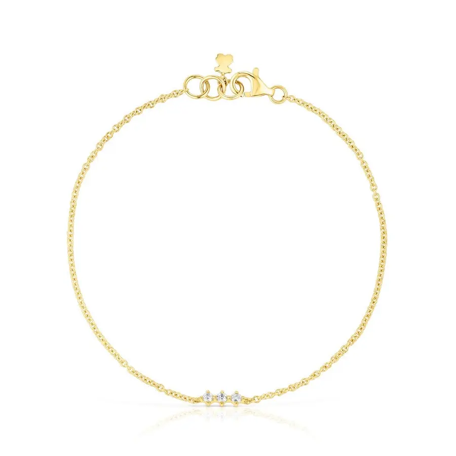 Браслет Tous Les Classiques Strip, золото/бриллианты
Браслет Tous Les Classiques Strip, золото/бриллианты