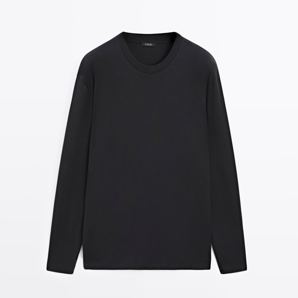 Футболка Massimo Dutti Long Sleeve Medium Weight Cotton, темно-синий
Футболка Massimo Dutti Long Sleeve Medium Weight Cotton, темно-синий