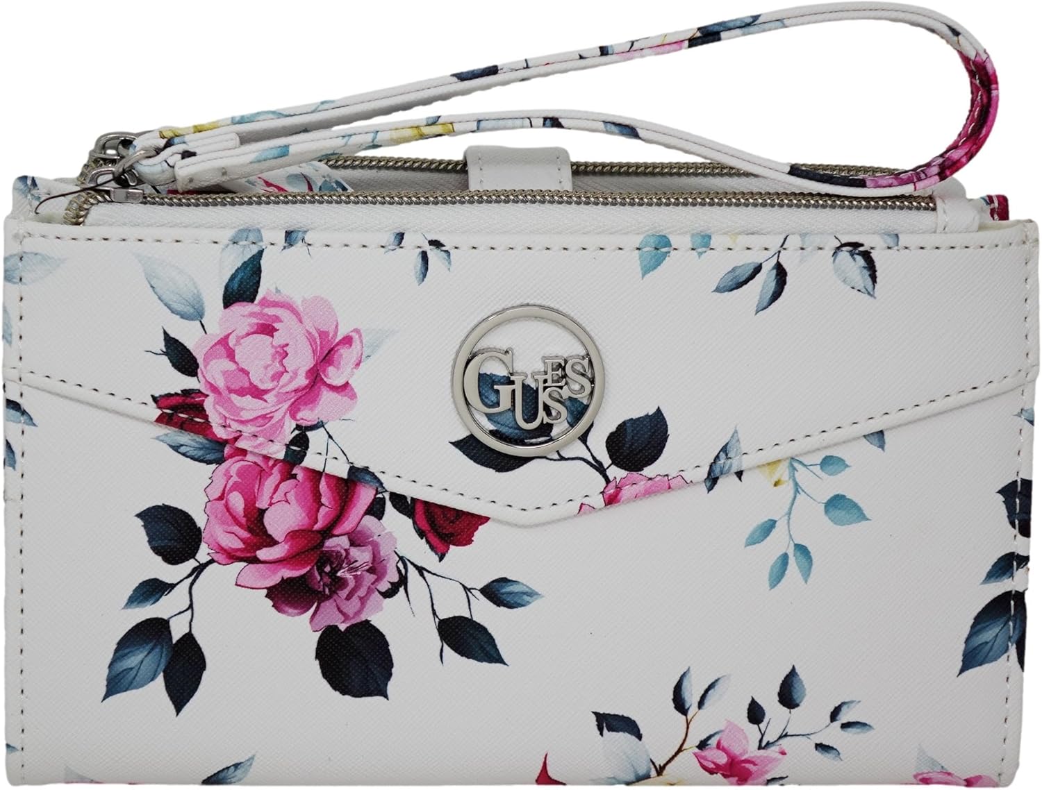 GUESS женский клатч-кошелек Blair с цветочным принтом и двойной молнией для телефона
GUESS женский клатч-кошелек Blair с цветочным принтом и двойной молнией для телефона
