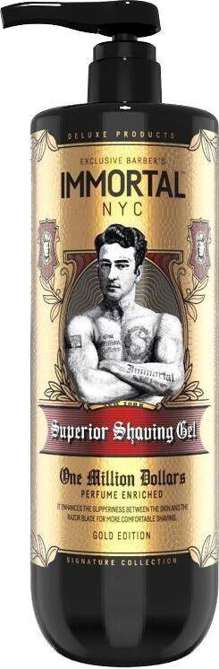 Immortal One Million Dollars, Гель для бритья, 1000мл
Immortal One Million Dollars, Гель для бритья, 1000мл