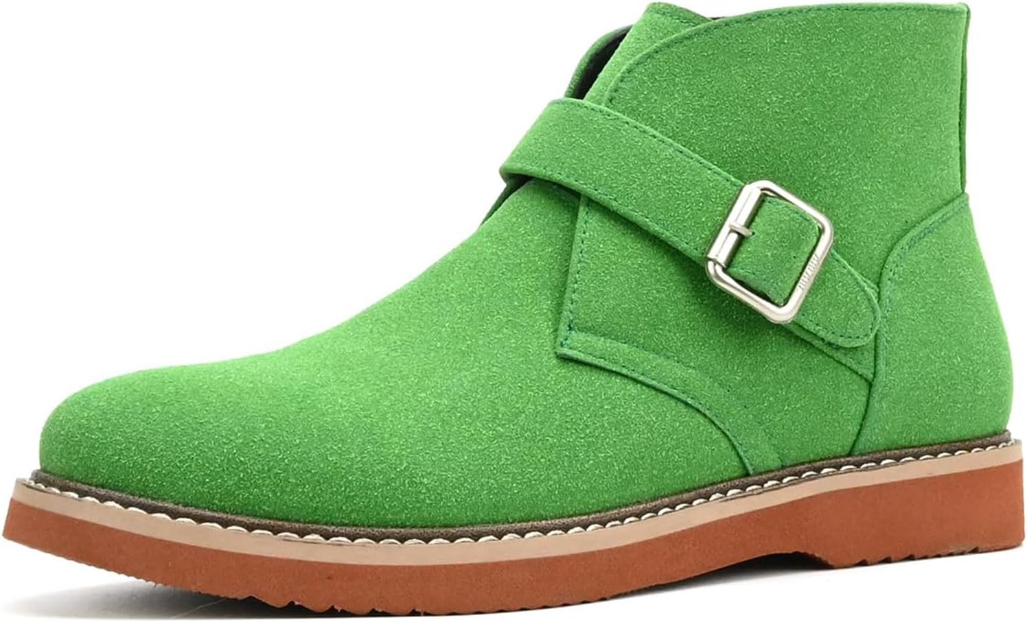 Мужские замшевые чука-бутсы с пряжкой, ретро с круглым носком, массивным каблуком, противоскользящие, на короткой носке, для повседневной носки, походов, прогулок и работы Bedgmdeg, зеленый
Мужские замшевые чука-бутсы с пряжкой, ретро с круглым носком, массивным каблуком, противоскользящие, на короткой носке, для повседневной носки, походов, прогулок и работы Bedgmdeg, зеленый