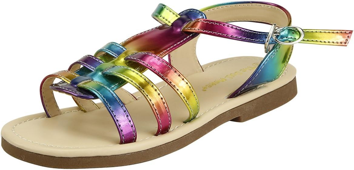 Сандалии с открытым носком и ремешком от The Doll Maker, Rainbow
Сандалии с открытым носком и ремешком от The Doll Maker, Rainbow