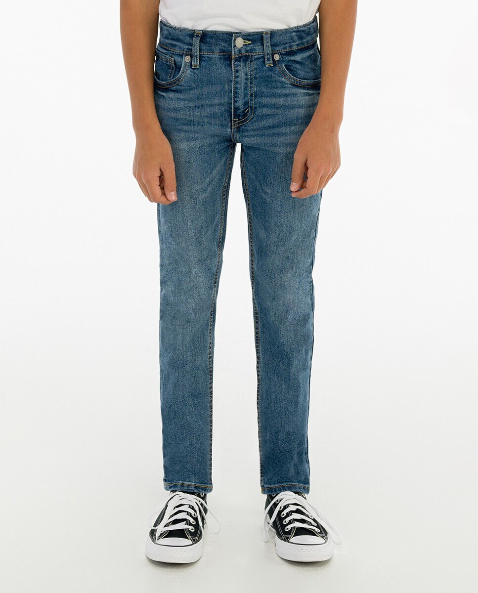 Узкие брюки для мальчика синего цвета Levi's, синий 
Узкие брюки для мальчика синего цвета Levi's, синий