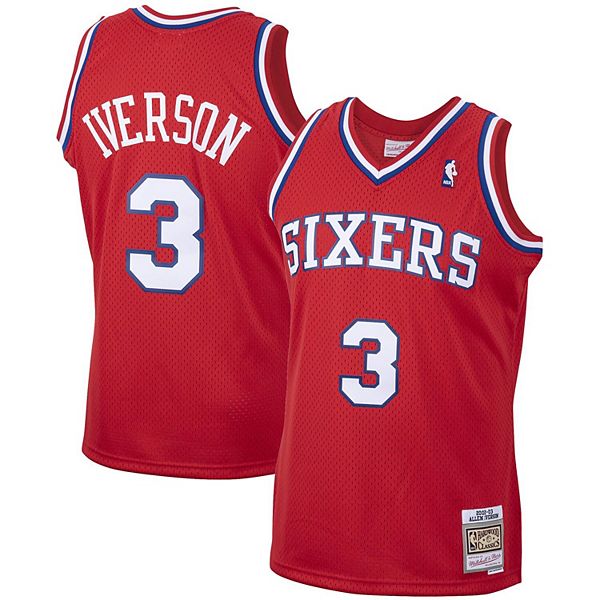 Мужская футболка allen iverson red philadelphia 76ers 2001/02 hardwood classics swingman Mitchell & Ness
Мужская футболка allen iverson red philadelphia 76ers 2001/02 hardwood classics swingman Mitchell & Ness