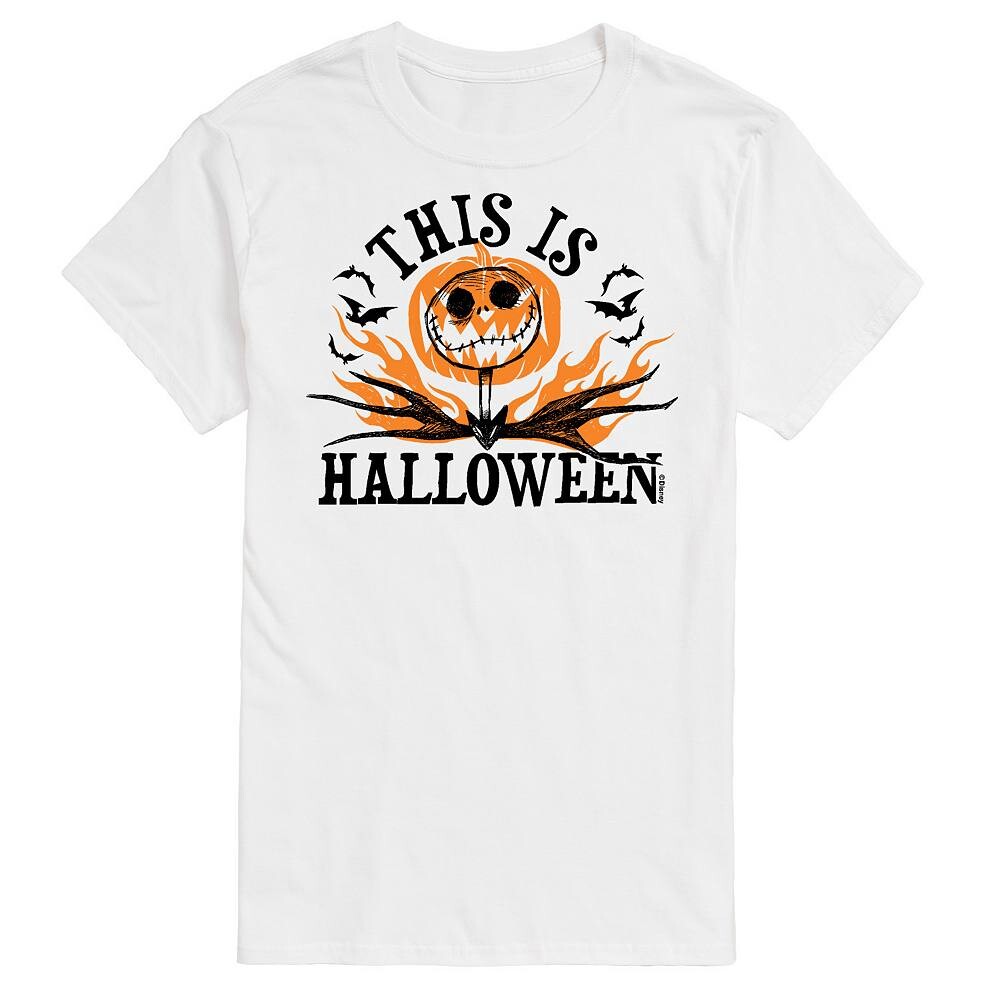 Мужская футболка с рисунком Disney's «Кошмар перед Рождеством» на Хэллоуин, белый
Мужская футболка с рисунком Disney's «Кошмар перед Рождеством» на Хэллоуин, белый