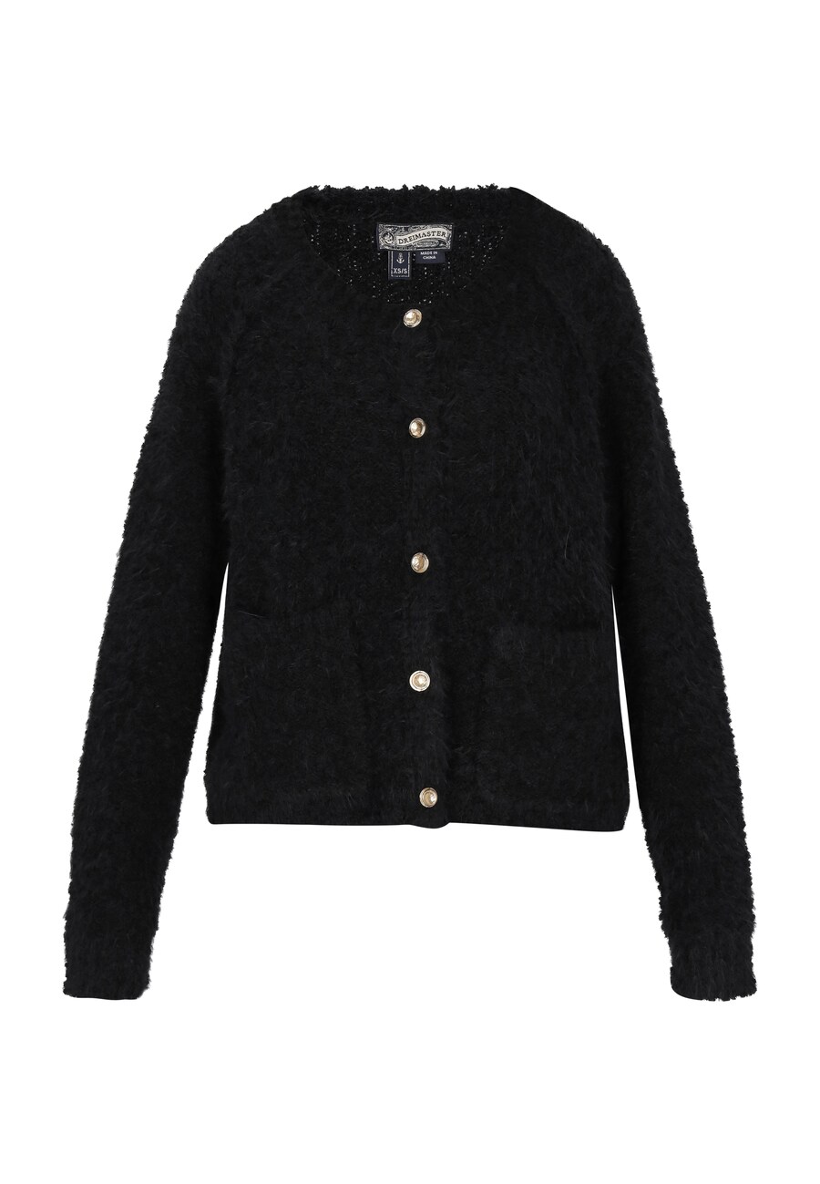 Вязаный кардиган DreiMaster Vintage, черный
Вязаный кардиган DreiMaster Vintage, черный