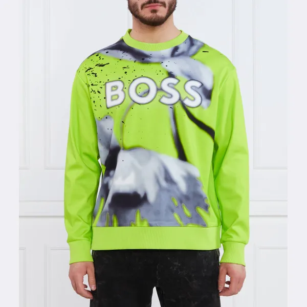 Толстовка Salbo Lotus стандартного кроя Boss, зеленый
Толстовка Salbo Lotus стандартного кроя Boss, зеленый