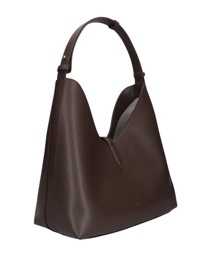 Коричневая сумка-хобо через плечо goccia m Furla, коричневый
Коричневая сумка-хобо через плечо goccia m Furla, коричневый