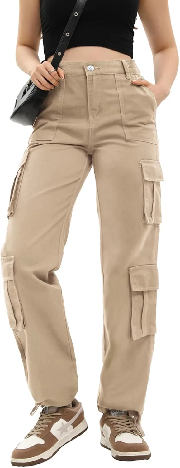 Женские карго штаны High Waisted Baggy с прямыми штанинами Botten
Женские карго штаны High Waisted Baggy с прямыми штанинами Botten