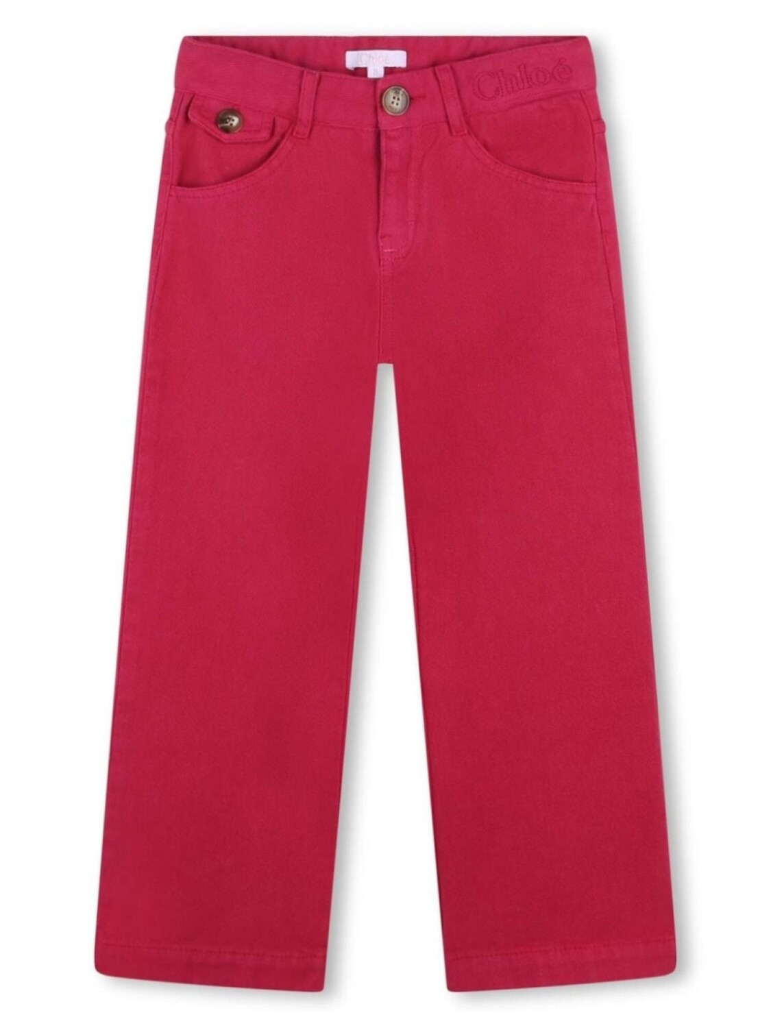 Chloé Kids джинсы широкого кроя, красный
Chloé Kids джинсы широкого кроя, красный